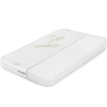 Carica l'immagine nel visualizzatore di Gallery, Materasso per culle Next To Me, Certificato Oeko-tex®, fori antisoffoco e federa in fibra di bamboo
