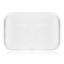 Carica l'immagine nel visualizzatore di Gallery, 2 Cuscini Culla Antisoffoco Memory Foam Certificato Oeko-Tex 100% Cotone