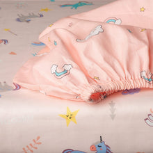 Carica l'immagine nel visualizzatore di Gallery, Set da 4 pezzi per culle "Next to Me", 100% Cotone Twill rosa e certificate Oeko-Tex®.