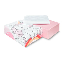 Carica l'immagine nel visualizzatore di Gallery, Set da 2 pezzi + Coprimaterasso per culle "Next to Me", 100% Cotone e Certificate Oeko-Tex® Unicorno.