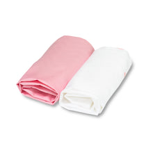 Carica l'immagine nel visualizzatore di Gallery, Set da 4 pezzi per culle "Next to Me", 100% Cotone Twill rosa e certificate Oeko-Tex® Orsetti Rosa.