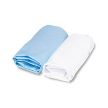 Carica l'immagine nel visualizzatore di Gallery, Set da 4 pezzi per culle "Next to Me", 100% Cotone Twill azzurro e certificate Oeko-Tex® Orsetti Blu.