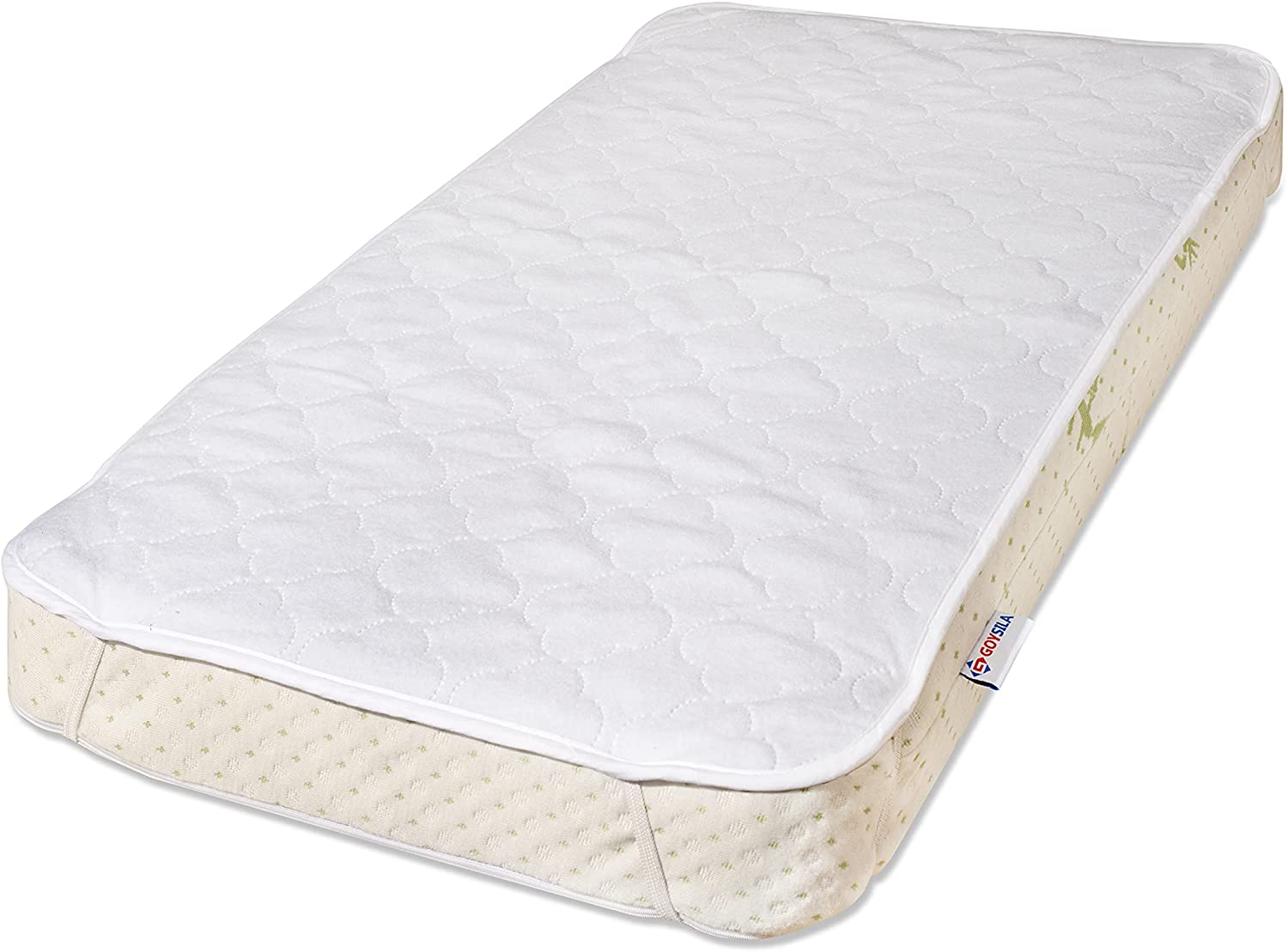 Dudu N Girlie Coprimaterasso In Spugna Di Cotone Per Culla - 40x90 Cm - Impermeabile E Traspirante